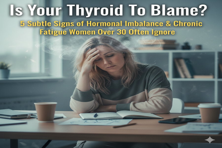 Is Your Thyroid To Blame? 5 Subtle Signs of Hormonal Imbalance & Chronic Fatigue Women Over 30 Often Ignore