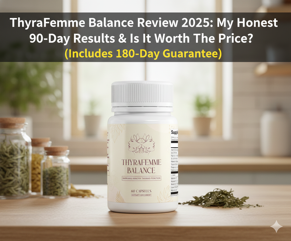 ThyraFemme Balance Review 2025: My Honest 90-Day Results & Is It Worth The Price? (Includes 180-Day Guarantee)