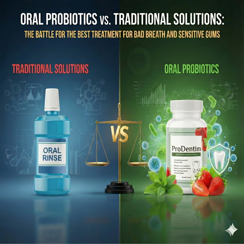 Oral Probiotics vs. Traditional Solutions What is the Best Treatment for Bad Breath and Sensitive Gums