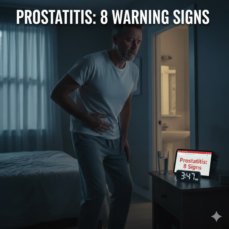 🚨 Red Alert: 8 Common Signs That Your Prostate May Be Inflamed (Prostatitis)